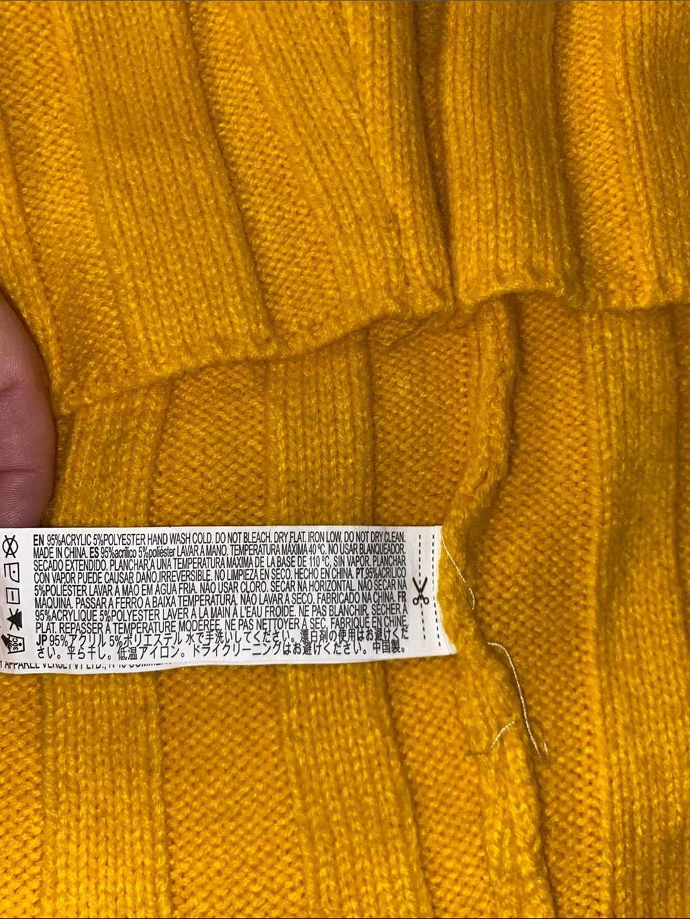 Forever 21 Bright Yellow Knit Cropped Sweater Vest